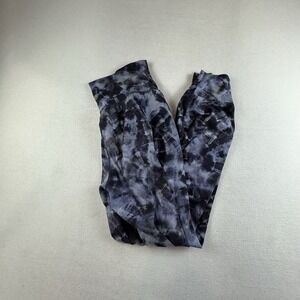 Athleta Jogger Womens Small Gray SALUTATION Printed Pant Elastic Waist Stretch